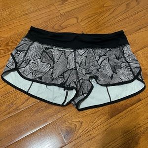 Lululemon Speed Shorts — Length 2.5 — Size 8